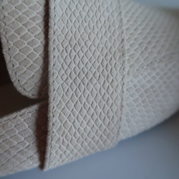 Free People At Ease Loafers Flats Size 8.5 Genuine Leather Beige Tan - Picture 6 of 6